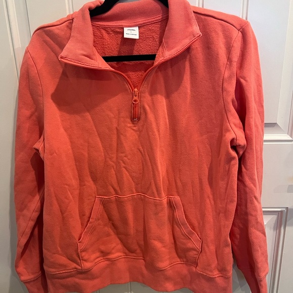 Amazon Essentials large Women's Vibrant Coral/pinkish Pullover Hoodie - Picture 4 of 7